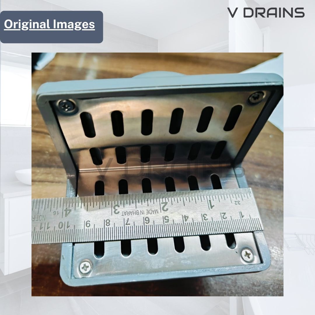 Parapet Side Wall Scupper Drainer ABS Body with SS304 Grating