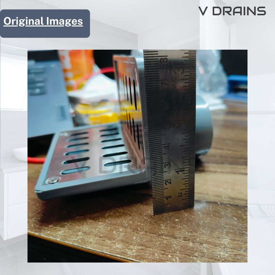 Parapet Side Wall Scupper Drainer ABS Body with SS304 Grating